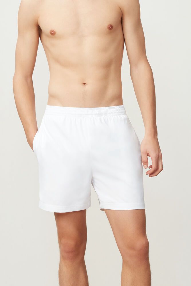 Fila Shorts Mens White - Essentials Clay 2 - Philippines 6450317-HB